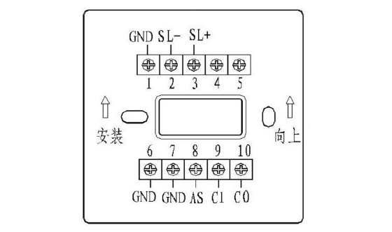 JBF5155输入输出模块接线端子图
