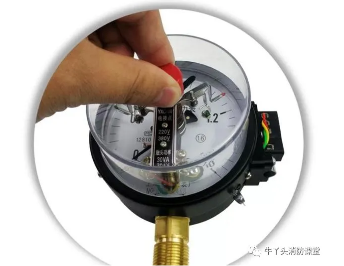 电接点压力表工作原理及检定接线方法