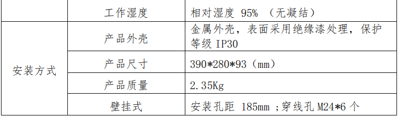 AC-CTU5485采集传输终端技术参数