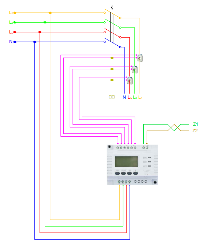 DYJK-YKS4977C电压/电流信号传感器接线图