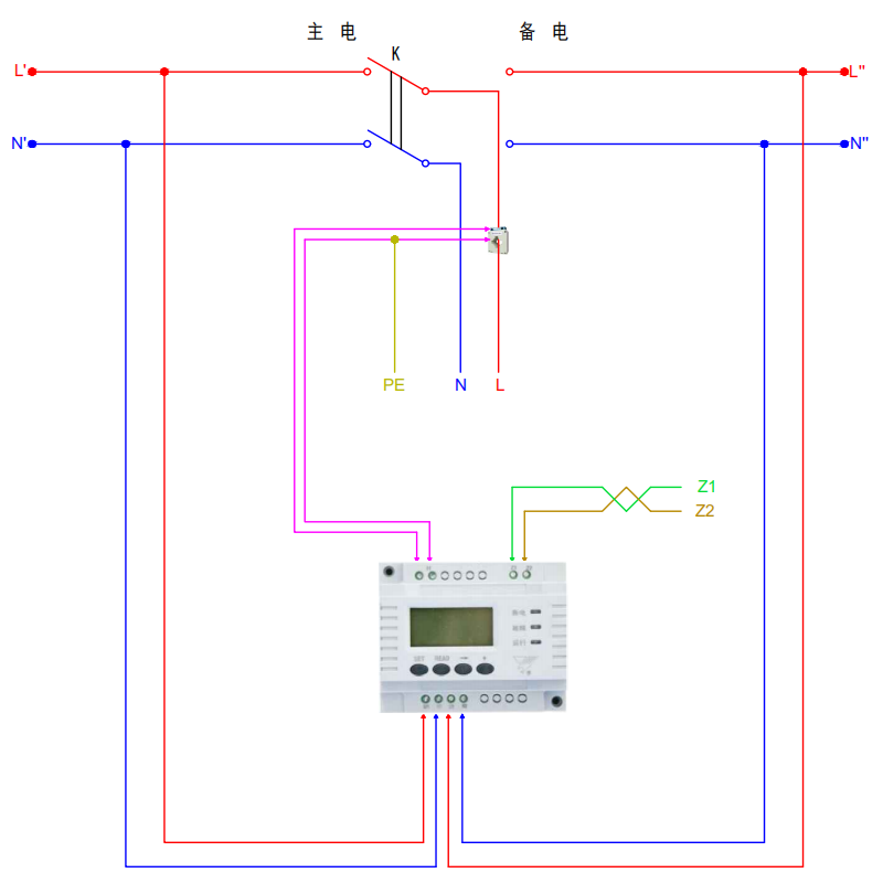 DYJK-YKS4975CS电压/电流信号传感器接线图