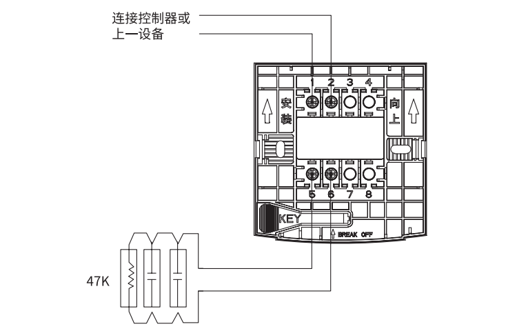 HD200M智能输入模块接线图