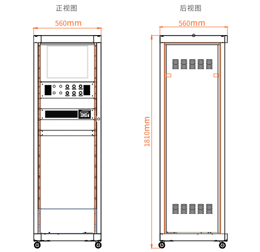 HS-C-H8100应急照明控制器外观尺寸