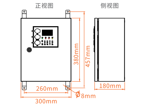 HS-D-0.15KVA-H8111应急照明集中电源外形尺寸