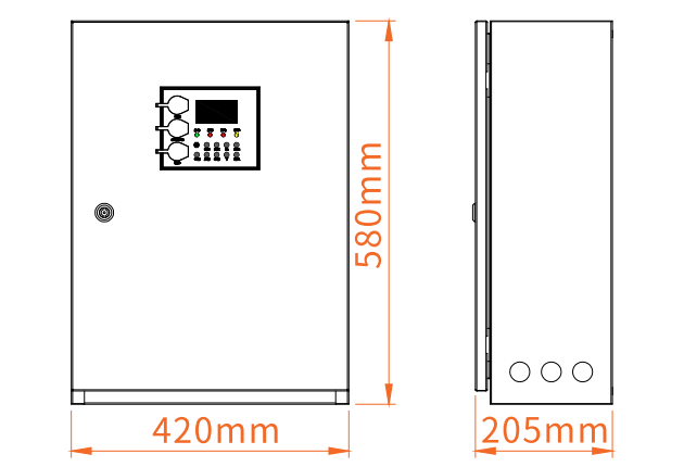 HS-D-0.3KVA-H8112应急照明集中电源外形尺寸