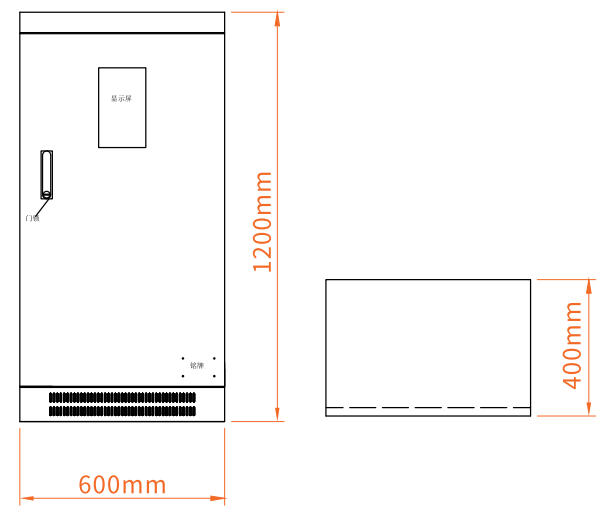 HS-D-1KVA-H8115应急照明集中电源外形尺寸