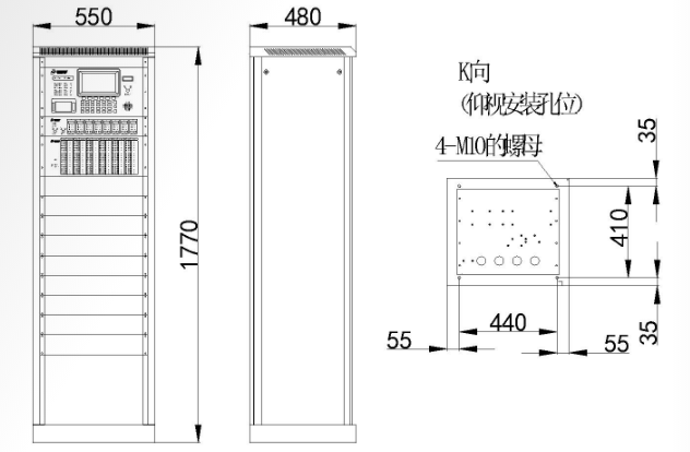 JB-TG-JBF-11SF-C火灾报警控制器外观尺寸