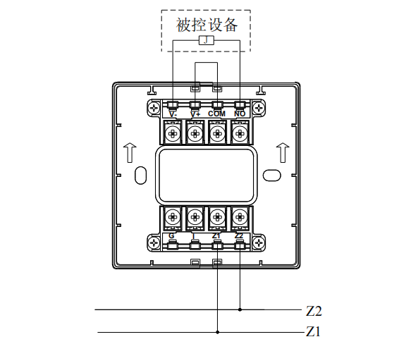 海湾排烟阀模块接线图图片