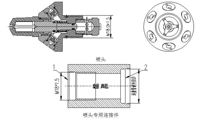 XSW-T系列高压细水雾喷头（闭式）设备组成