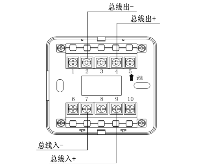 DB8307总线隔离模块接线图