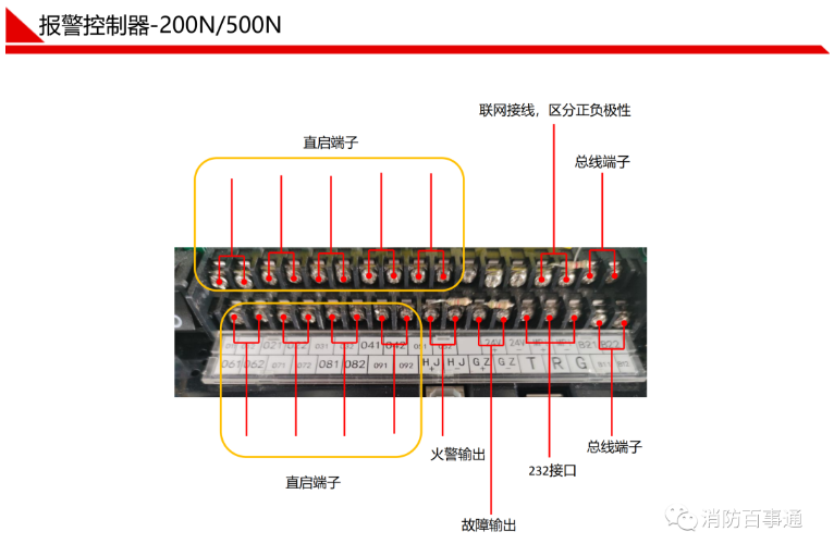 鼎信消防200N/500N主机接线图