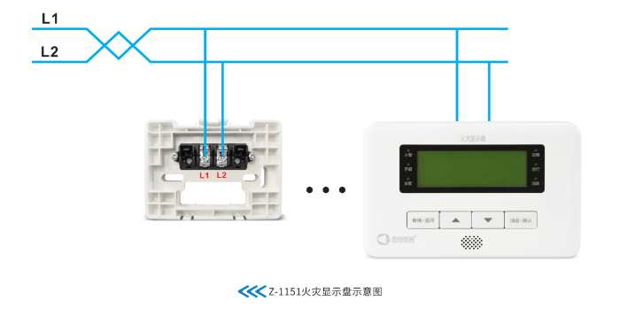 Z-1151火灾显示盘接线图