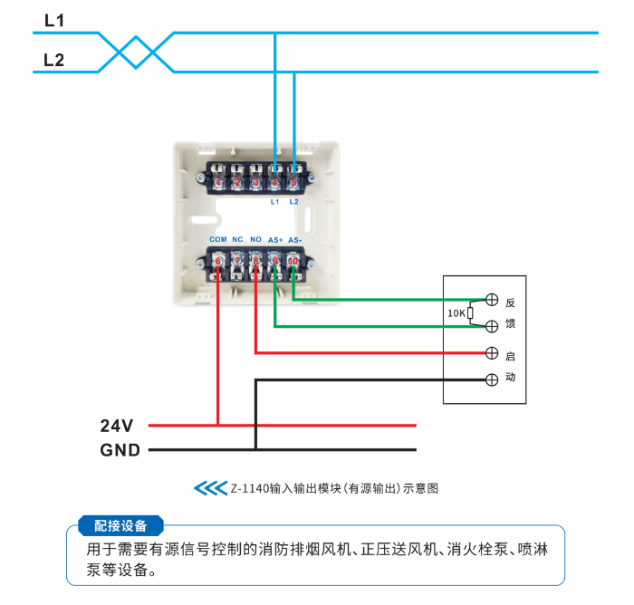 Z-1140输入输出模块接线图