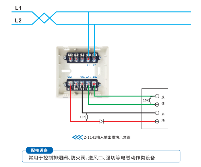 Z-1141输入输出模块接线图