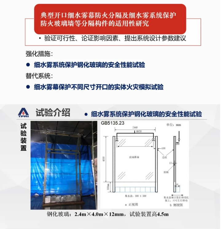 郝爱玲：细水雾系统在建筑防火分隔方面的应用研究