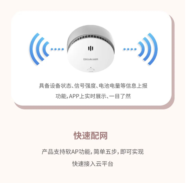 大华Wi-Fi版独立式光电感烟火灾探测报警特点