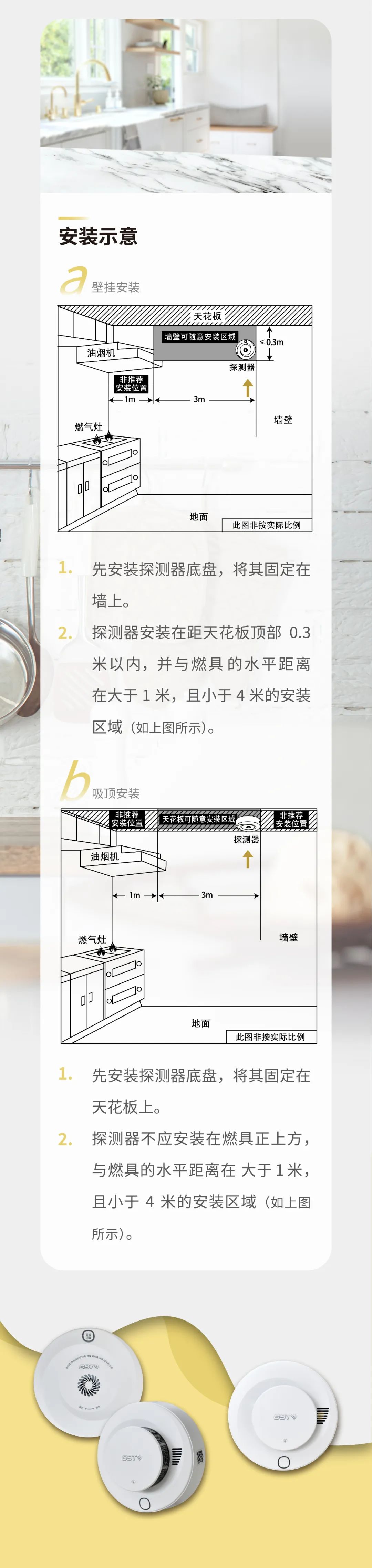 JT-230-AG-NB-CN家用可燃气体探测器参数特点