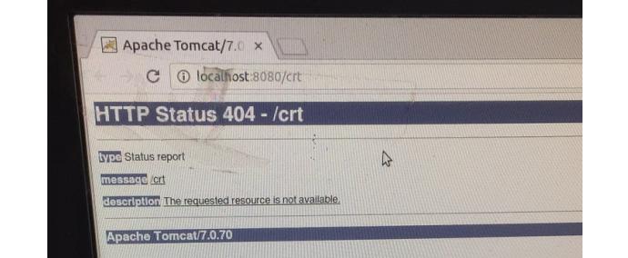 现场CRT一体机报出404故障