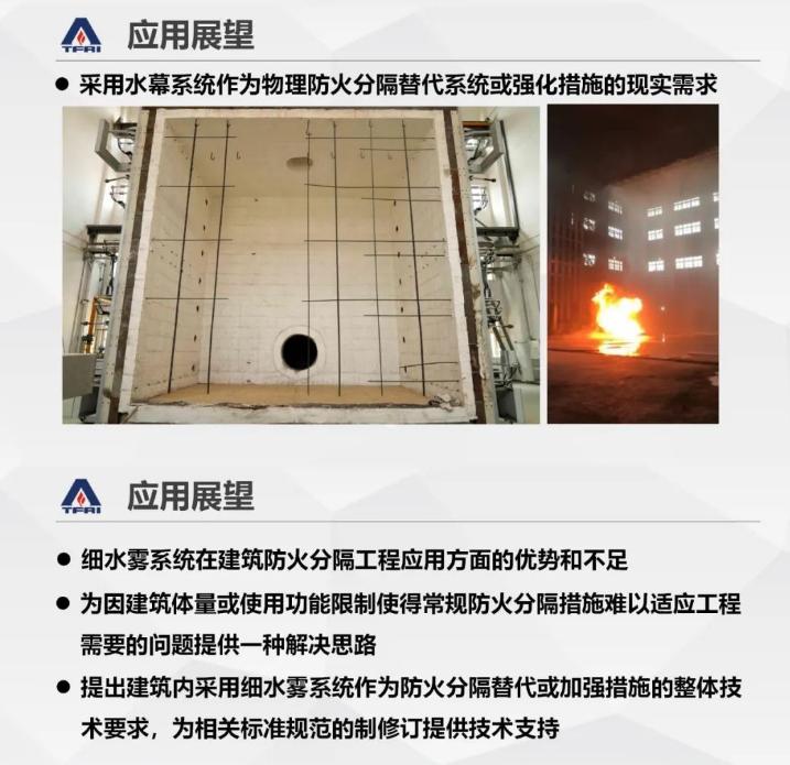 郝爱玲：细水雾系统在建筑防火分隔方面的应用研究