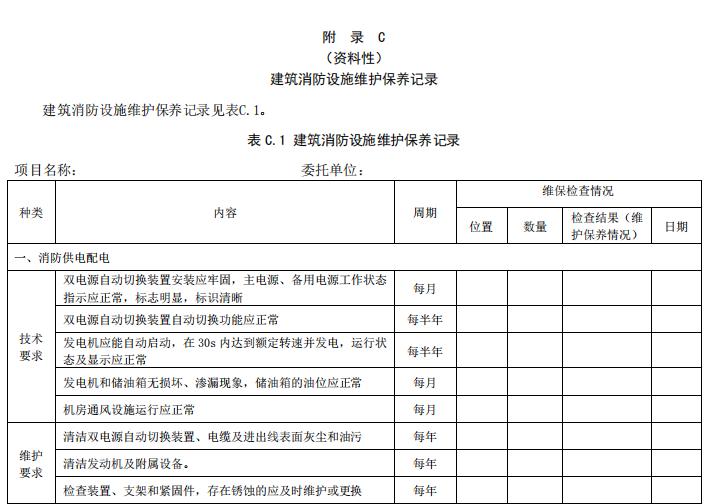 DB11/T 3035-2023《建筑消防设施维护保养技术规范》全文2023-07-01实施