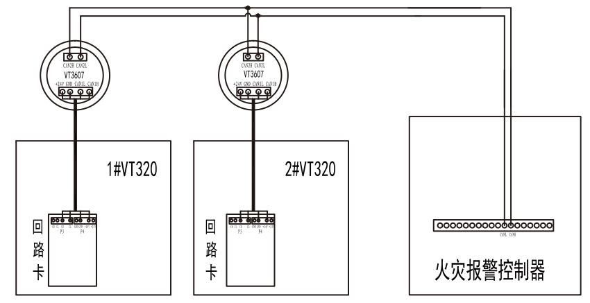 VT3607通讯中转器接线图