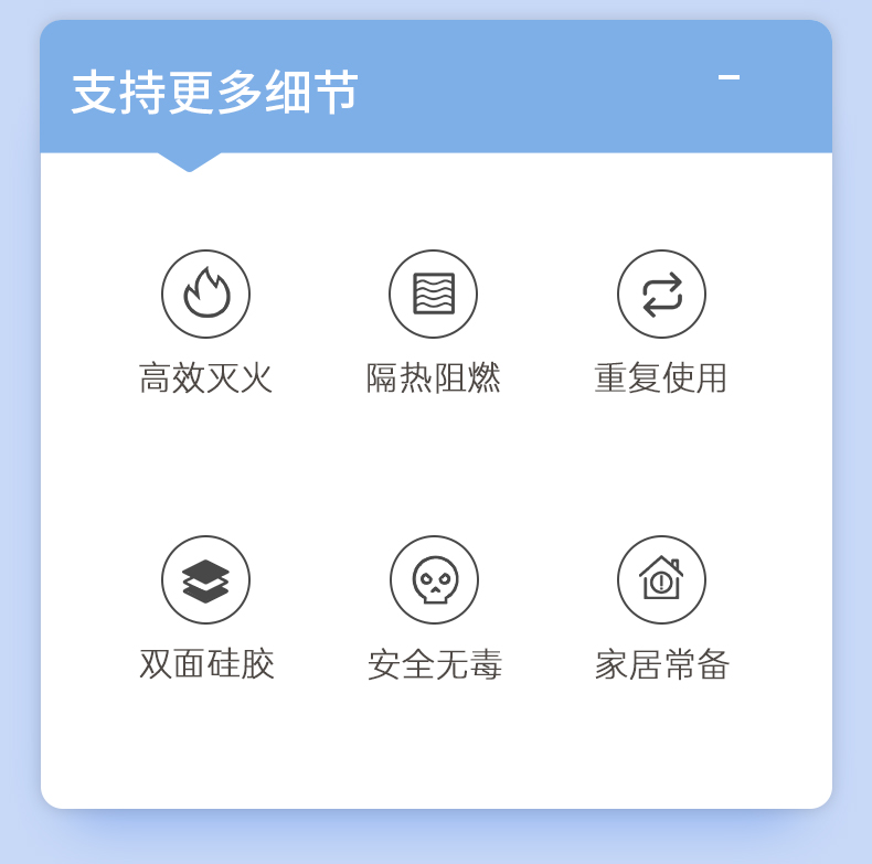 WSH-MHT-01灭火毯特点