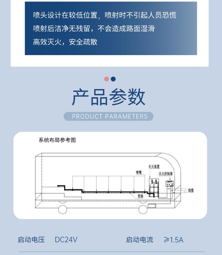 全氟己酮公共交通客舱灭火系统参数