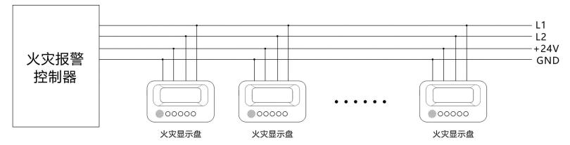 JB-FSD-C89火灾显示盘接线图