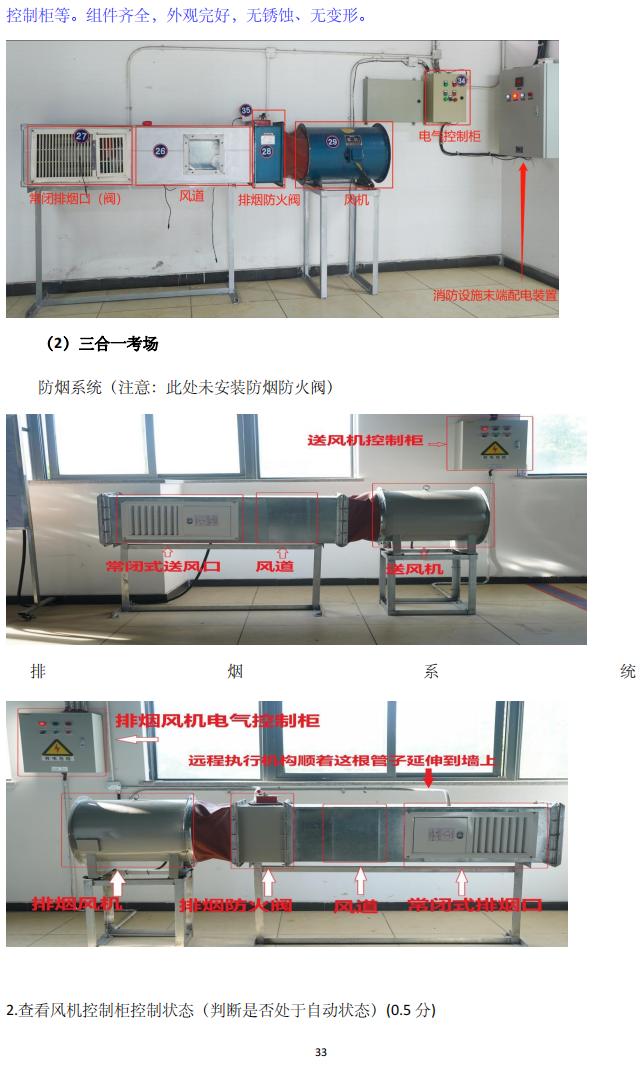 消防设施操作员(四级/中级工)监控操作技能操作学习要点