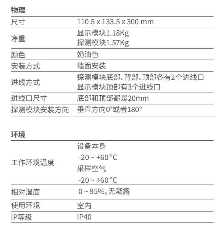 9-30782-CHI AirSense ModuLaser 命令显示模块技术参数