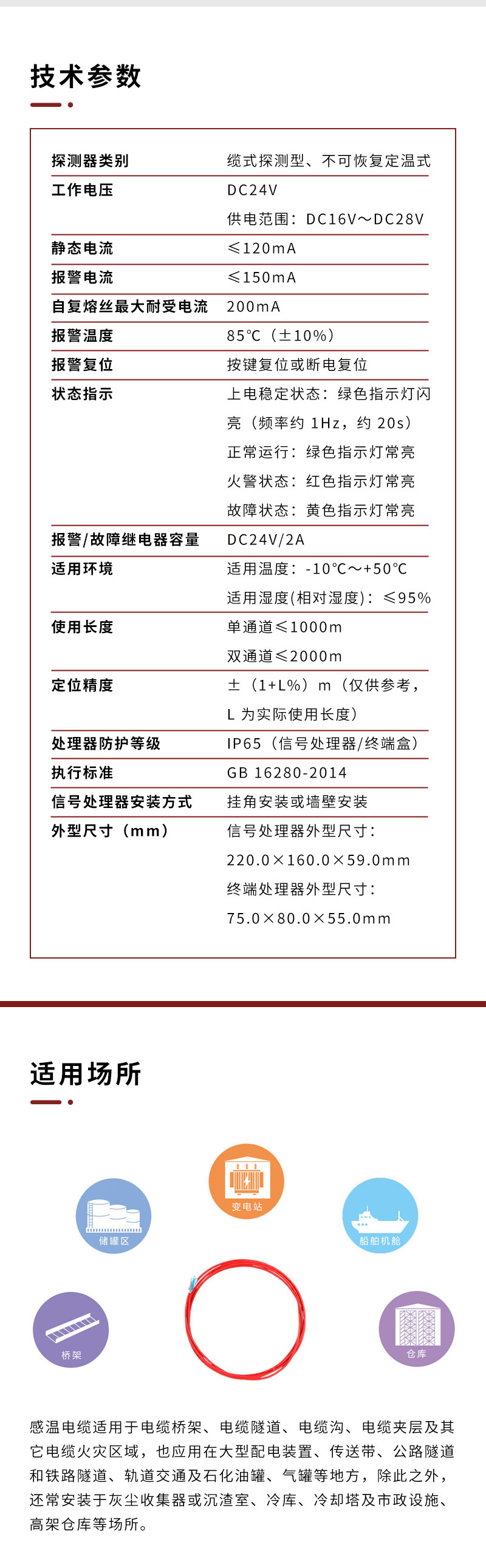 JTW-LD-PTA200S/85感温电缆4