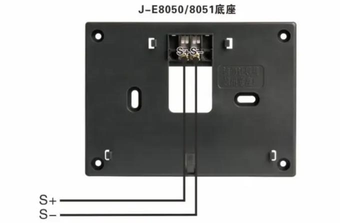 J-EI8050型火灾显示盘接线图