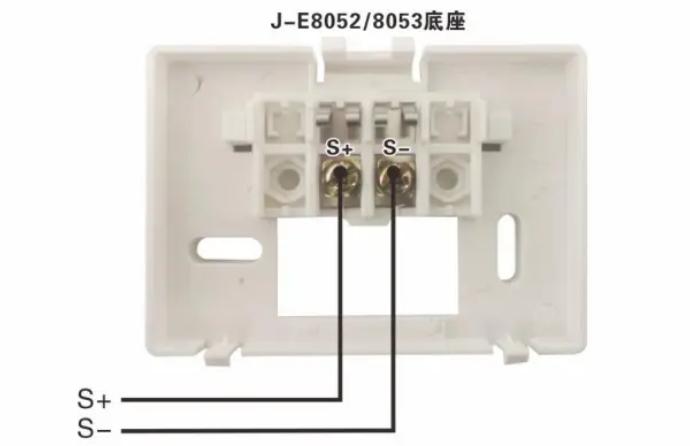 J-EI8052火灾显示盘接线图