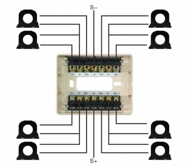 J-EI6714剩余电流式电气火灾监控探测器接线图