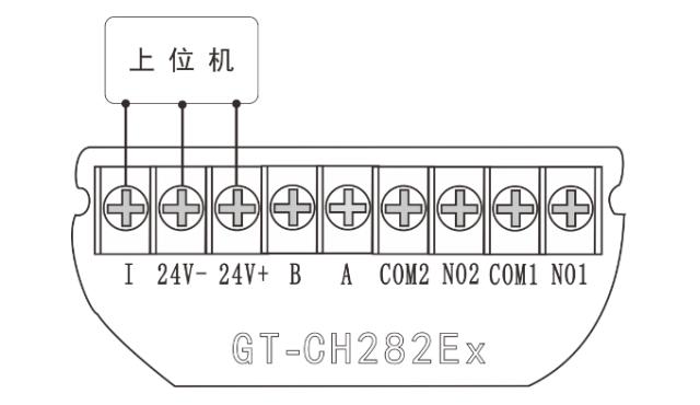 可燃气体探测器4～20mA 输出接线方式