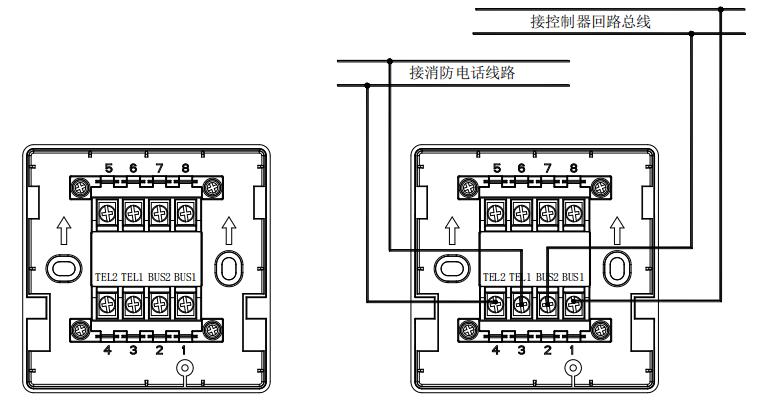 J-SAP-FANT6022手动火灾报警按钮接线图