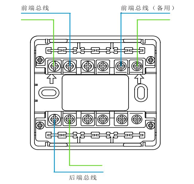 西门子防火门监控系统隔离模块接线图