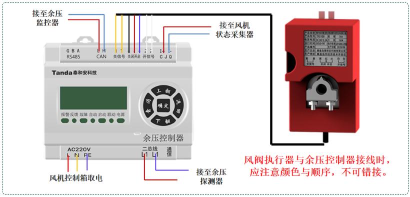 TF3200余压探测器接线图