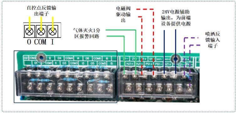 TX3045气体灭火控制器接线图