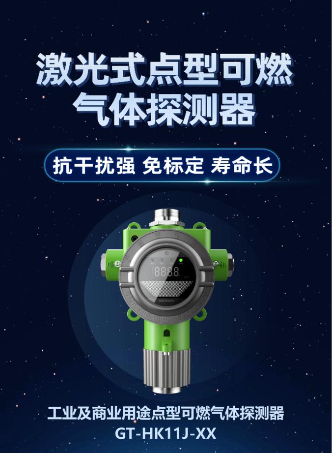 GT-HK11J-XX工业及商业用途点型可燃气体探测器产品展示