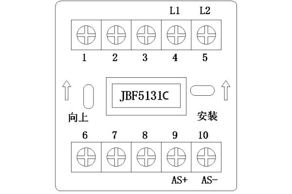 JBF5131C输入模块接线端子图