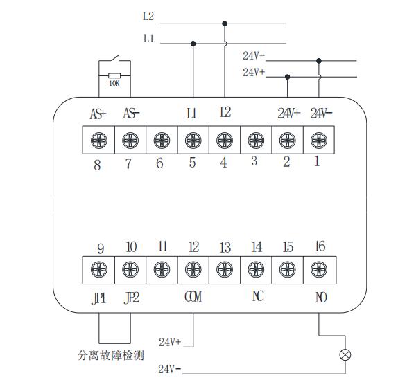 JBF-W1141输入/输出模块接线图