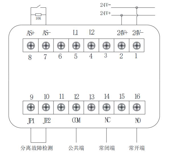 JBF-W1141输入/输出模块接线图