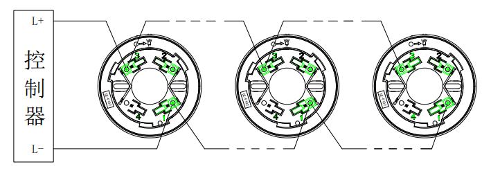 JTY-GD-F311点型光电感烟火灾探测器接线图