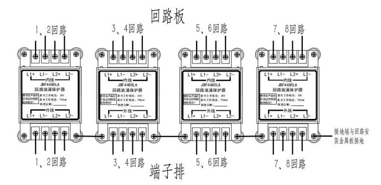 JBF4480LA回路浪涌保护器安装