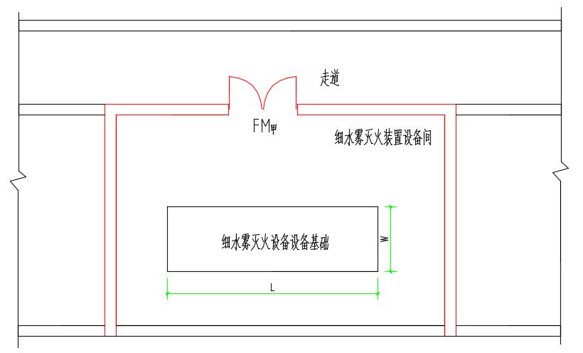 立式高压细水雾灭火装置(开式)设备布置说明