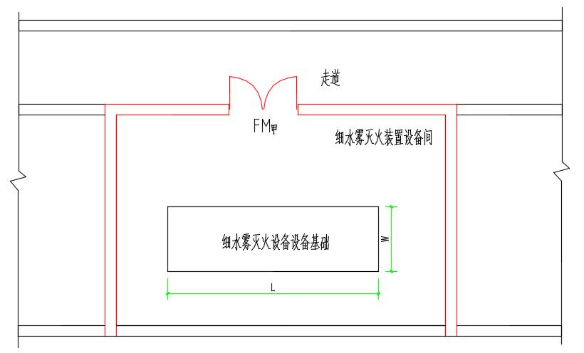 立式高压细水雾灭火装置（开式）设备布置说明