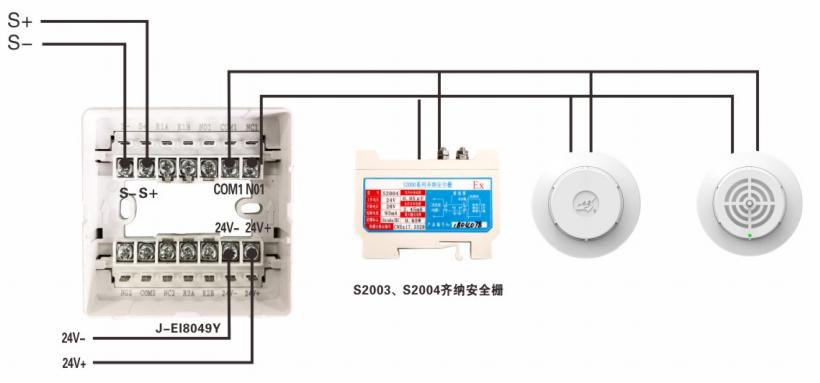 J-EI8036型总线驱动器接线图