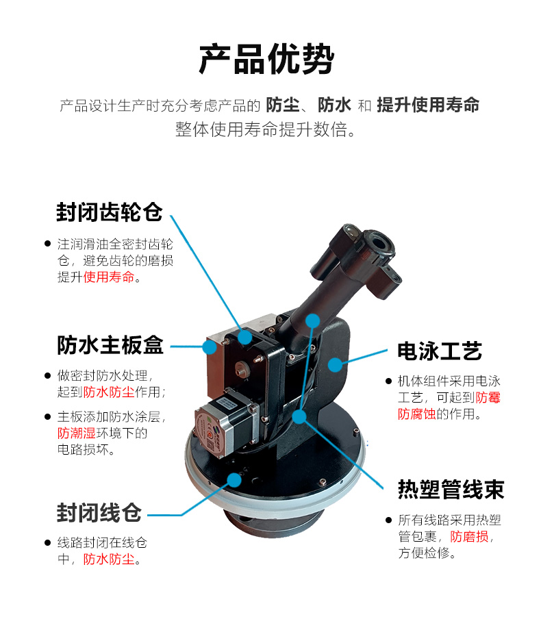 LZⅡ喷射式自动跟踪定位射流灭火装置特点