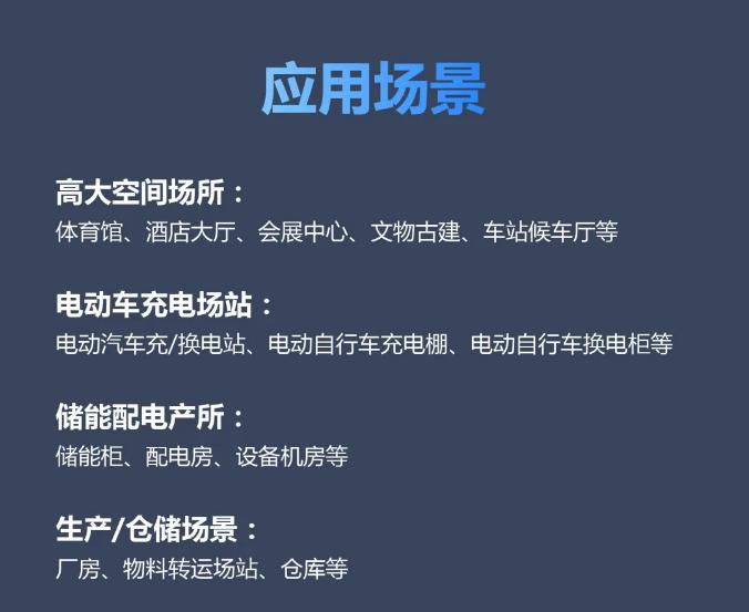 大华消防新品智能安消火灾探测器应用场景